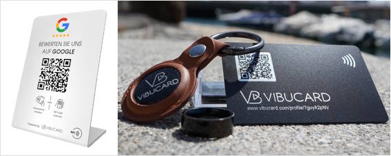 vibucard display und card boden